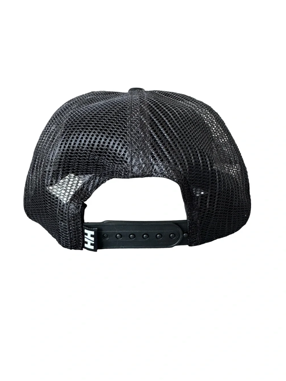 Helly Hansen Trucker Hat Black Mesh Snapback Logo Cap